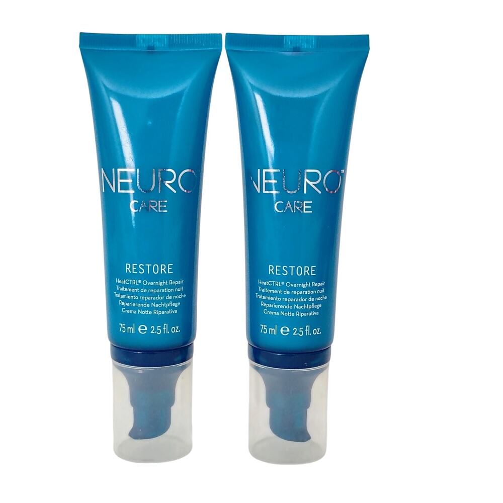 Paul Mitchell Neuro Care Heat CTRL Restore Overnight Repair Cream 2.5oz Lot of 2
